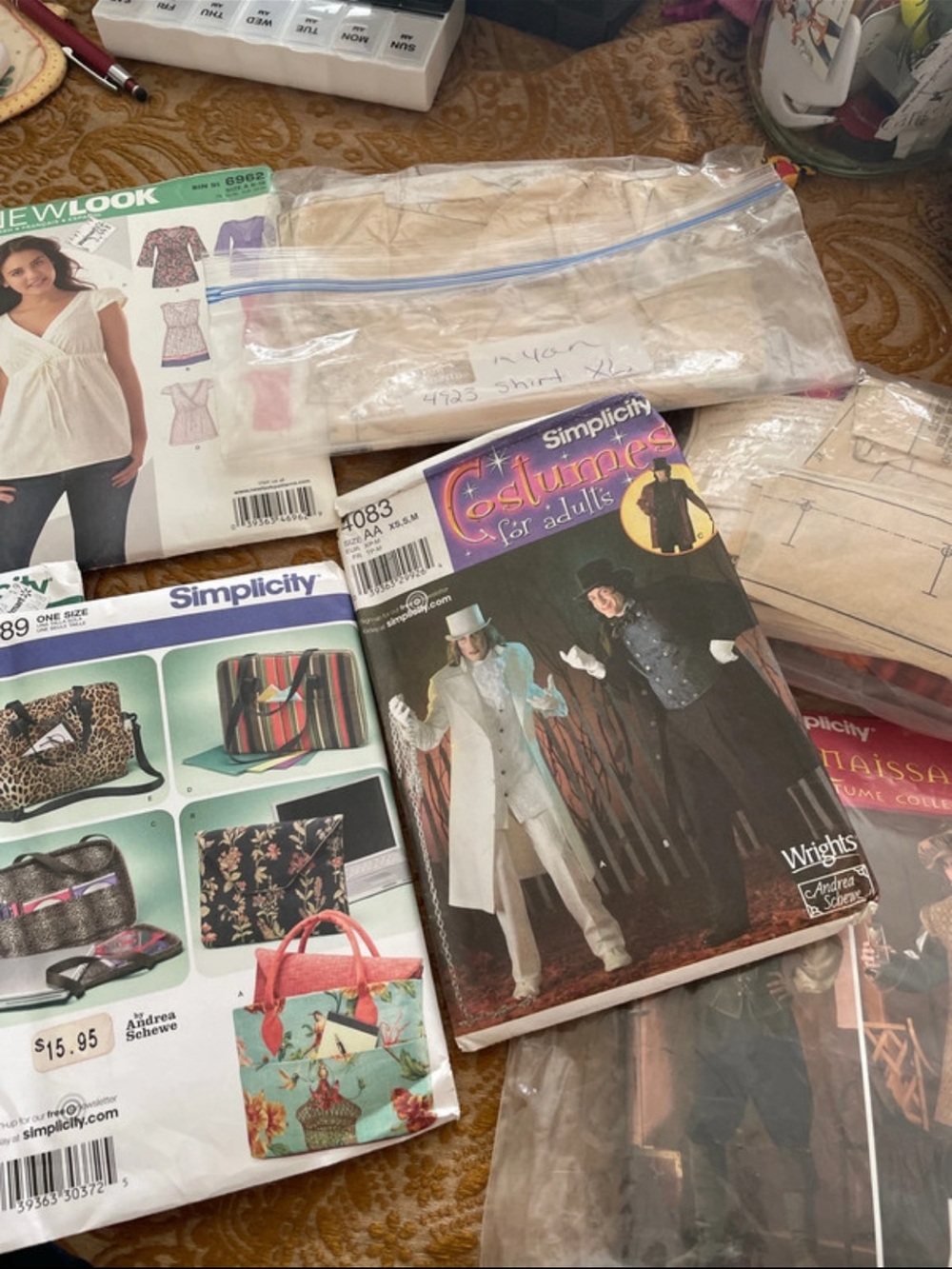 Simplicity Sewing Pattern Assortment with Multicolor Covers